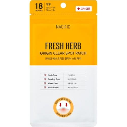 Nacific Official [Korea NO.1 Facial Spot Patch] - Fresh Herb Origin Clear Spot Patch (Skin care, Face care, Korea cosmetic)