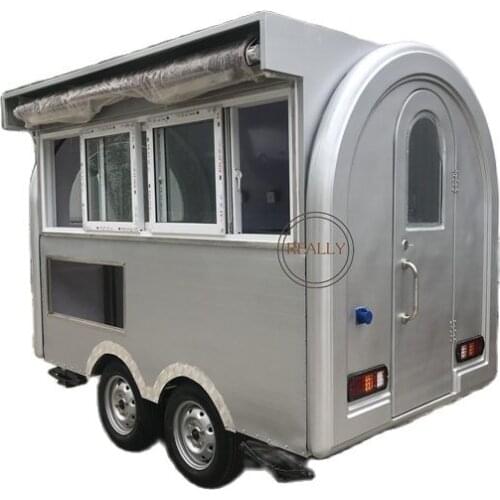280B customized mobile street ice cream trailer fast food cart for sale