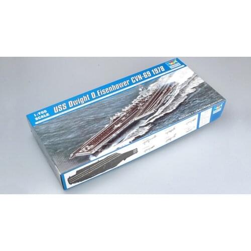 Trumpeter 05753 1/700 USS Dwight D.Eisenhower CVN-69 Aircraft Carrier Model TH06849-SMT6