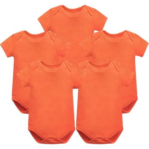 Unisex 5PCS Baby Girl Clothes Cotton Bodysuits Newborn Baby Boy Girls Clothing Toddler Soft Wear Rompers Ropa Bebe