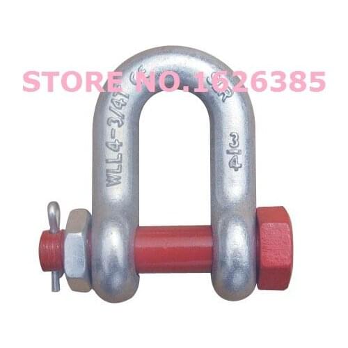6.5T 7/8" , G2150 U.S. Type bolt dee anchor shackle galvanized die forging bracket,boat part,marine hardware