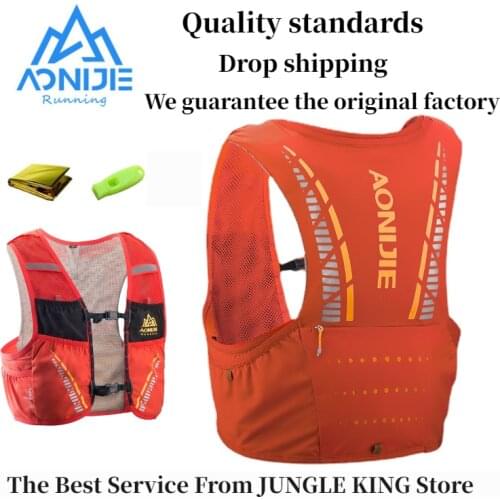 AONIJIE 2021 Newest C933 Hydration Pack Rucksack Bag Vest Harness Water Bladder Hiking Camping Running Marathon Race Climbing 5L