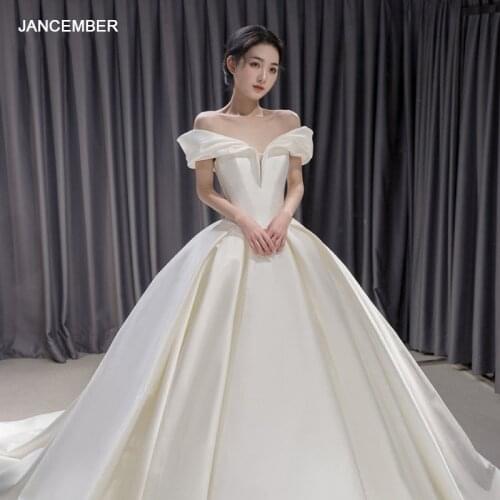 Атласные свадебные платья Jancember China At AliExpress