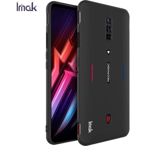 Imak Matte Silicone Case For ZTE Nubia Red Magic 6 Pro Soft Gel TPU Thin Slim Protective