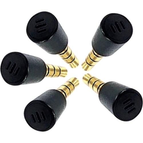 1Pc Straight Plug Mini Microphone Mic For PS4 Player Game Player Phone Laptop Mini Mic