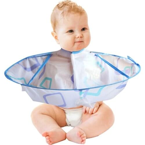 New Kids Hair Cutting Cape Gown Hairdresser Barber Apron Hairdressing Children Girls Boys Hair Cut Cloak Umbrella Cape Protecter