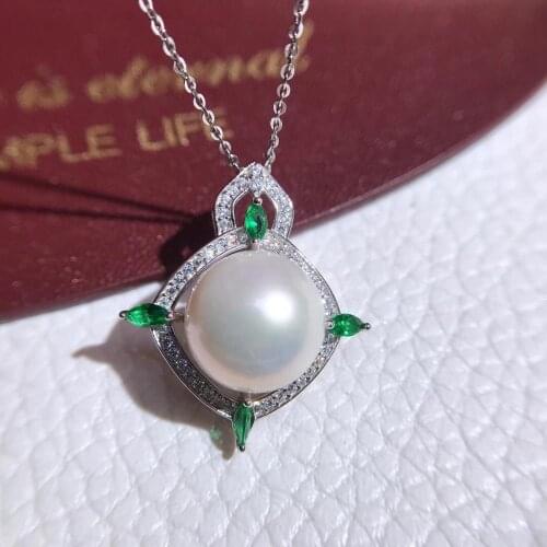 New Arrival Design 925 Sterling Silver Pendant Base Settings Mountings Findings Parts for Pearl Crystal Jade Agate 5pcs/lot