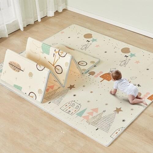 Toddler Thick Crawling Pad Foldable Baby Play Mat XPE Foam Puzzle Kids Rug Creative Activity For Child Educational Mats
