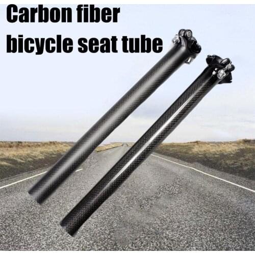 Full 3K Carbon Bicycle Seatpost Fiber Superlight Titanium MTB Road Bike Seatpost Parts /27.2/30.8/31.6