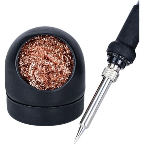 Cleaning Ball Desoldering Soldering Iron Mesh Filter Copper Wire Cleaner Ball Metal Dross Box Clean Ball Welding Tools