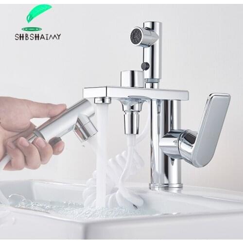 Выдвижные смесители с лейкой для ванны SHBSHAIMY China At AliExpress