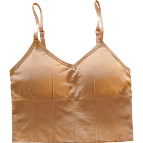 Sports Vest Woman Underwear Beauty Back Sling Wrapped Chest With Sexy Tube Top Retro