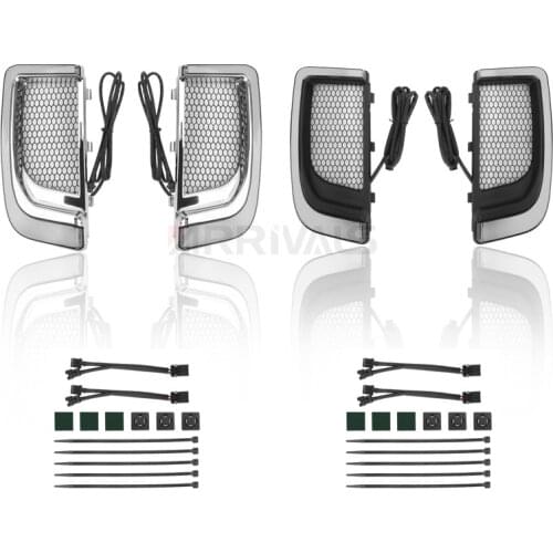 Motorcycle LED Fairing Lower Grills Light For Harley Touring Street Electra Glide Tri Glide FLHTKSE CVO Limited FLHTCU 2014-2019