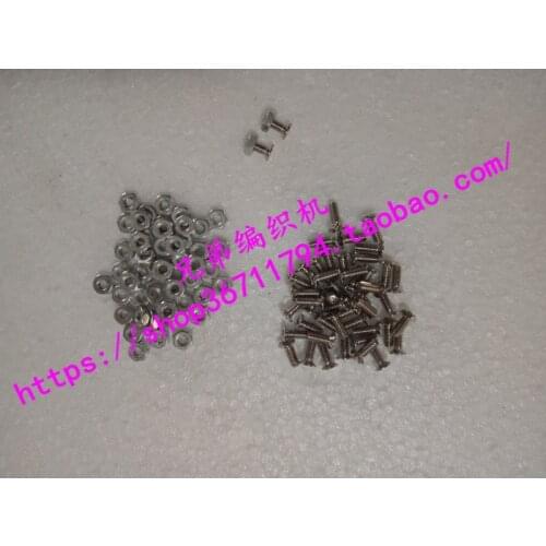 10pcs Brother spare parts Main and auxiliary machine door hooks Screws Nuts Part No 004630704/Nuts Accessory No 405077001