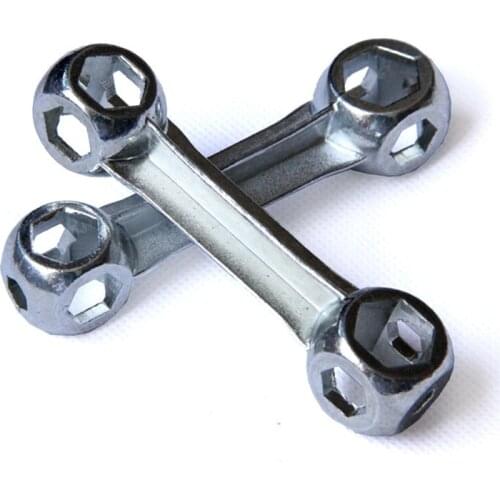 10 in 1 Hexagon Bone Wrench 6-15mm Mini Portable Bicycle Repair Tool Dog Bone Shape Torque Wrench Hexagon Holes Cycling Spanner