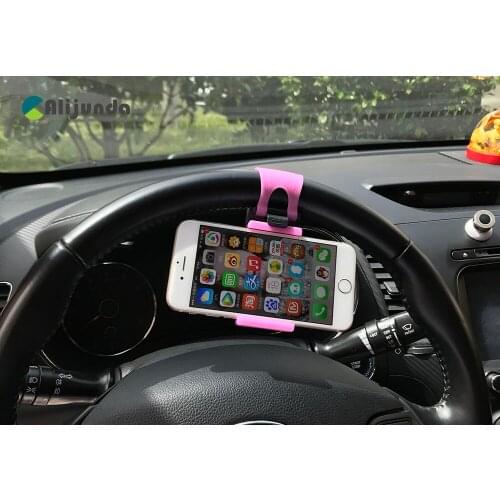 Car Steering Wheel Mobile Phone Holder Elastic Design Mobile Phone Holder Stand For Nissan Teana X-Trail Qashqai Livina Sylphy T