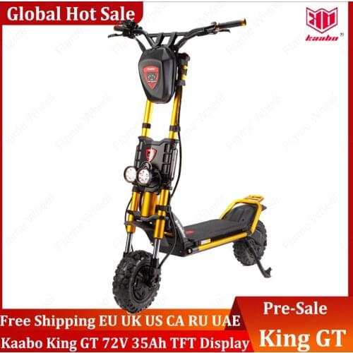 Pre-Sale Kaabo Wolf King GT Pro Kaabo Wolf King GT Pro+ 11inch 72V 35AH 21700 Battery Top Speed 100km/h Monster Electric Scooter