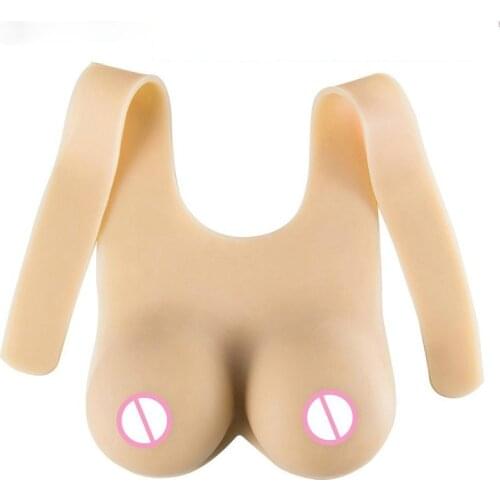 Artificial Silicone Breast Forms Prosthesis for Crossdresser Transgender Shemale Cosplay Chest Binder Shapewear