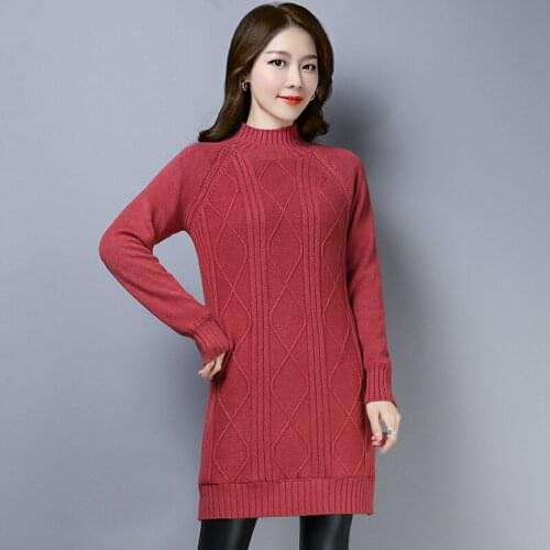 Hot fashion Knitted Pullovers women Autumn And Winter warm Sweater Casual O-Neck Long sleeve sweater female