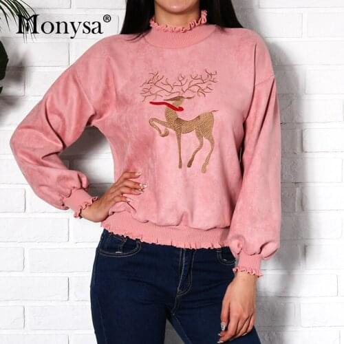 Женские осенние толстовки Monysa China At AliExpress