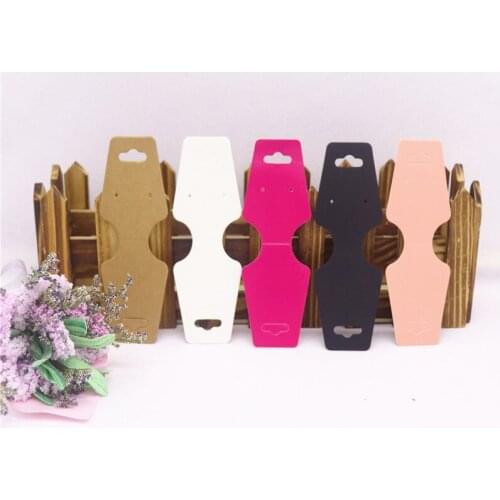 New 50pcs 12x4.5cm 5 color wholesale necklace with earring set package tag card,necklace display hanger card tag