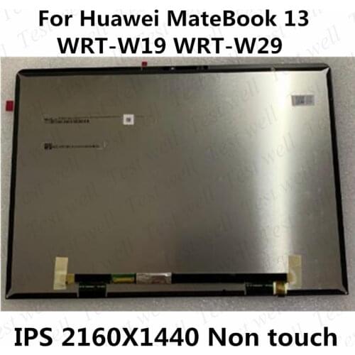 13" Original New For Huawei MateBook 13 LCD screen assembly WRT-W19 WRT-W29 IPS Display P130ZFA-BA1 2160*1440 Non touch