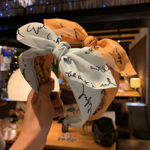 New Bow Bezel Headwear Women Headband Girls Bow Hair Bands Bow Headband Twist Hair Hoop Girls Turban Hair Accessories