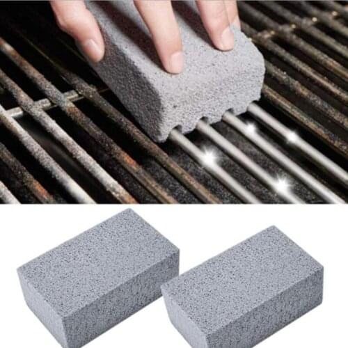 Barbecue Cleaning Grid Block Brick Barbecue Cleaning Stone Barbecue Racks Grease Stains Cleaner Barbecue Accessories