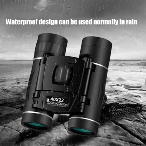 Zoom Telescope HD Outdoor Hunting Telescope Accessories Professional Powerful 40X22 Portable Low Light Zoom Binoculars