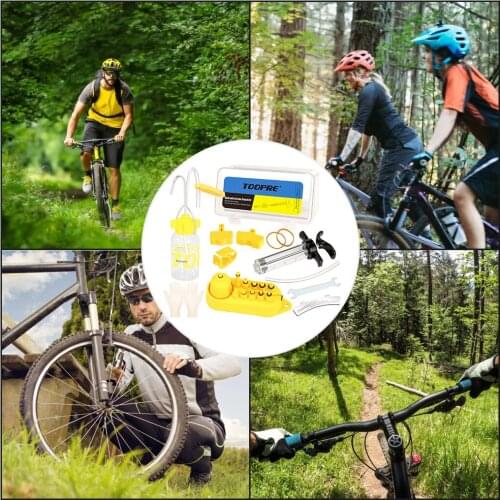2021 Universal Bicycle Disc Brake Oil Bleed Kit Tool For Shimano Magura Hope Tektro Sram Avid Mula Hayes Bike Brake Repair Tools