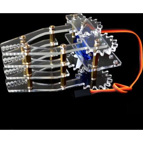 Acrylic robot Claw Manipulator Arm SG90 servos smart robot gripper for arduino SNM200 (without SG90)