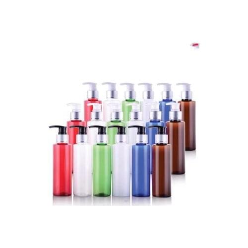 300pcs/lot 100ml Cosmetic Container PET Lotion Pump Bottle,100CC Empty Plastic With Dispening Pump Shampoo Packaging