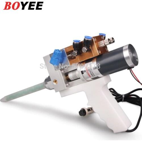 BY-125AB epoxy resin two-component glue gun Ab glue dynamic electric stirring, mixing dispensing valve hand-held filling valve