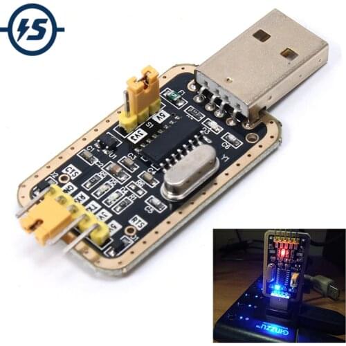 CH340G RS232 Update USB To TTL Converter Module UART Serial Port UFS-HWK STC Dowanloader Programmer Brush Small Plates