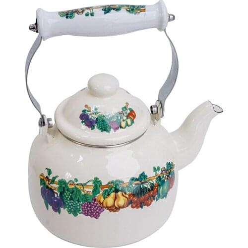 Household Kettle Enamel Kettle Tea Wine Pot Induction Cooker Coffee Pot Tea Hot and Cool Kettle
