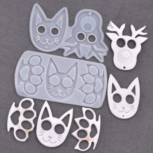 Cat Craft Mold Key Chain keychain Mould Christmas Gift Pendant Tool Kids