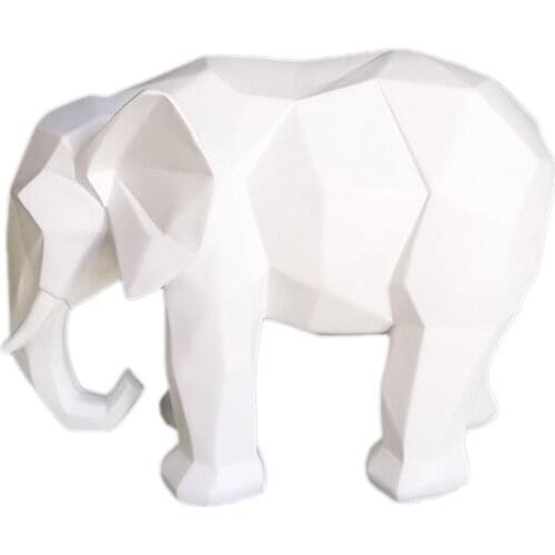 Resin Crafts Elephant Resin Decoration Auspicious Elephant Office Decoration Home Decoration Elephant Ornament Animal Figurine T