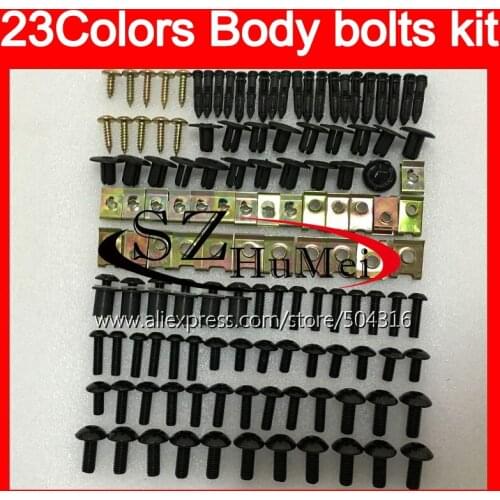 Fairing bolts full screw kit For HONDA CBR1100XX Blackbird 96 97 98 99 00 01 02 03 04 05 06 07 1100 Windscreen bolt screws Nuts
