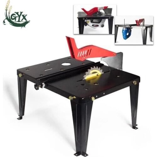 Small decoration shelf push table multifunctional household woodworking table electric circular saw flip saw table