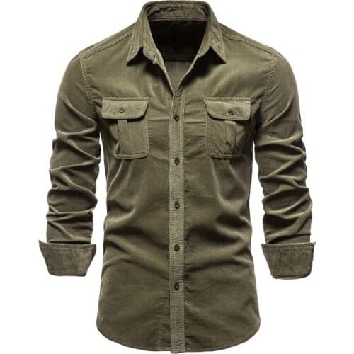 Mihonory Mens Corduroy Shirts
