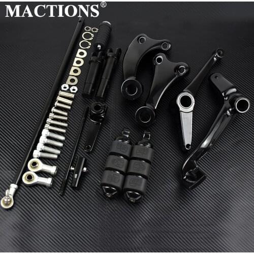 Motorcycle Black/Chrome Forward Controls Complete Kit Pegs& Levers& Linkages For Harley Sportster XL 883 1200 91-03 04-13 14-20