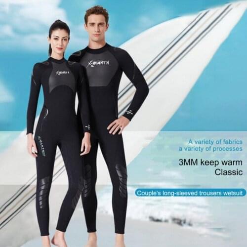 3mm Neoprene Wetsuit Men Women Scuba Diving Wetsuits Full Suit Swimming Diving Surfing Kayaking Equipment Suit