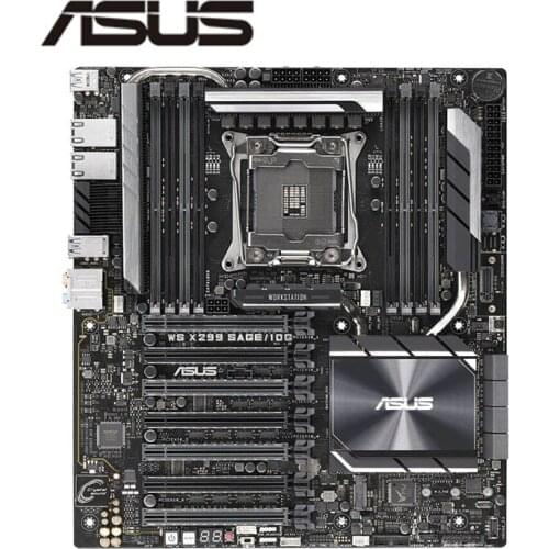 NEW For Asus WS X299 SAGE 10G Original Desktop Intel X299 DDR4 Motherboard LGA LGA 2066 USB3.0 M.2 SATA3