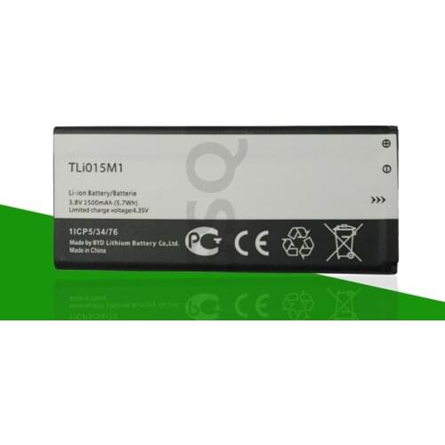 Original 1500mAh TLi015m1 Battery for Alcatel One Touch Pixi 4 4034A PIXI 4 4034A 4034X 4034F 4034D phone Tli015m7 + track code