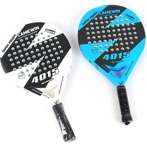 Professional Full Carbon Beach Tennis Paddle Racket Soft EVA Face Pickleball Tennis Raqueta With Bag For Adult