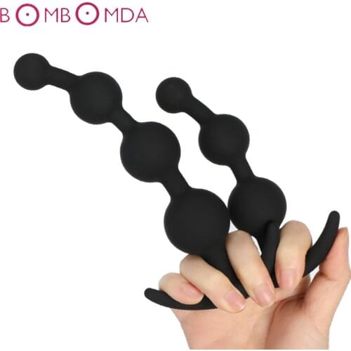 Silicone Anal Plug Sex Toys For Adults Prostate Massager Unisex Anal Balls Anus Masturbation Erotic Anal Sex Toy For Men Women
