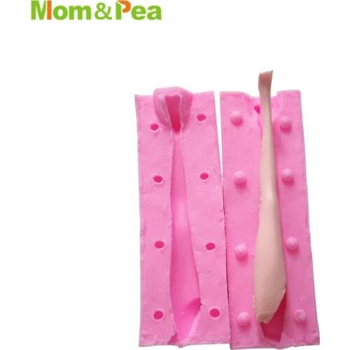 Mom&Pea MPA0774 Leg Shaped Silicone Mold Cake Decoration Fondant Cake 3D Mold Food Grade