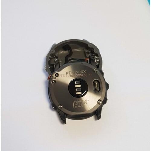 Replacement Back Cover Case with Buttons for Garmin fenix 6X pro SOLAR Smart Sports Watch Back Housing Shell Cover