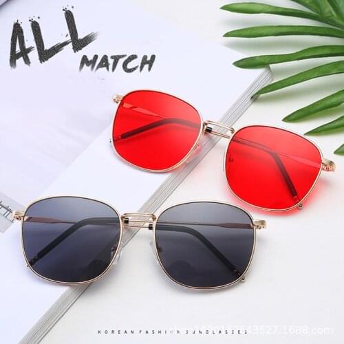 Oversize Metal Frame Sunglasses Women Vintage Gafas Square Men Sunglasses Luxury Designer Eyeglasses Female Gafas Trend feminino
