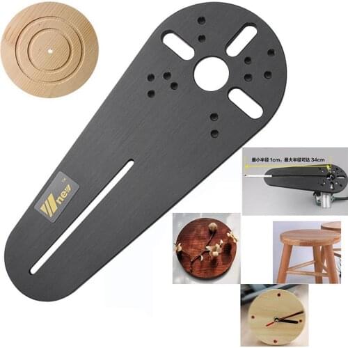 Trimmer Circle Cutting Jig Wood Router Milling Circle Milling Groove for universal Makita electric hand Woodworking DIY tools
